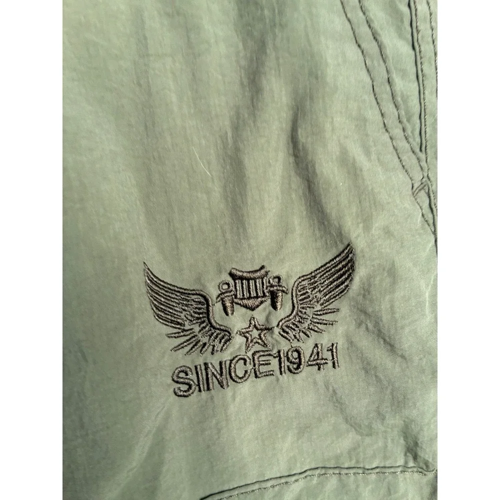 Outdoor Fashion Legendary Mens Green Cargo Pants Utility Hiking Trousers Size L